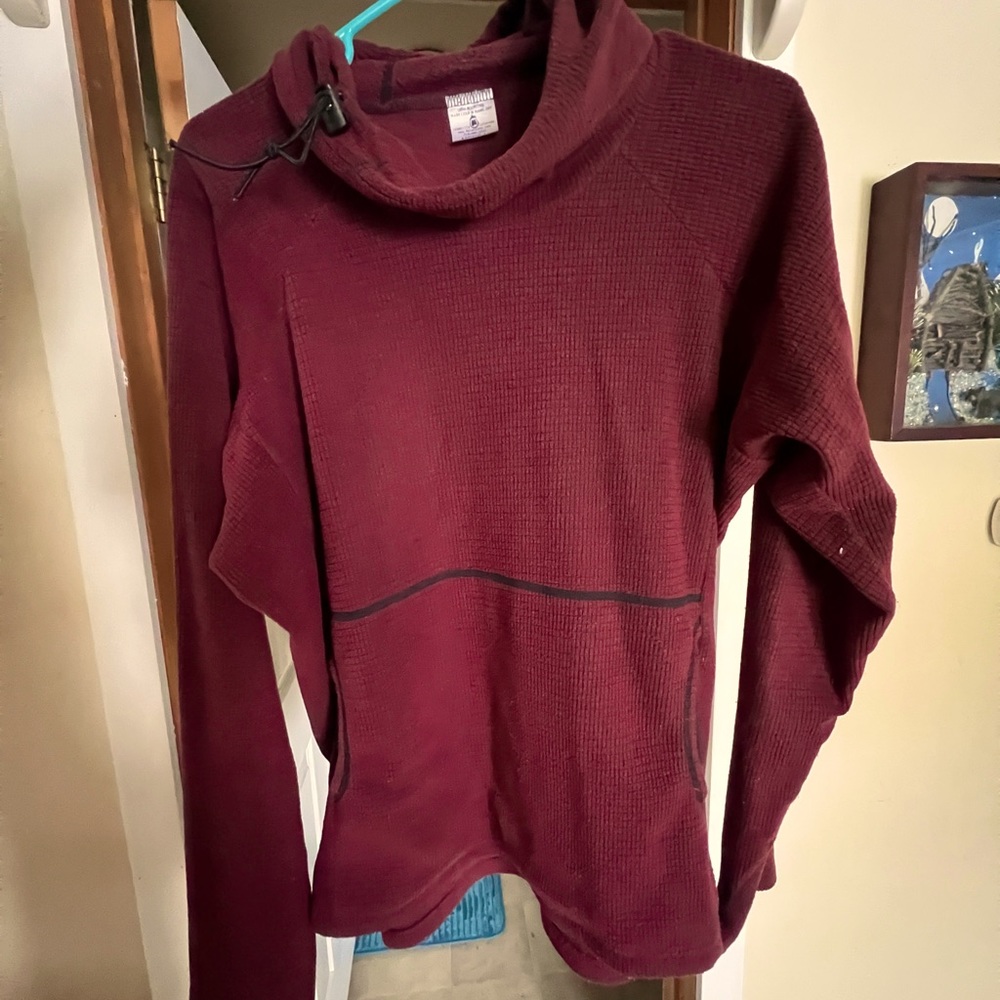 Melanzana burgundy hoodie men’s medium